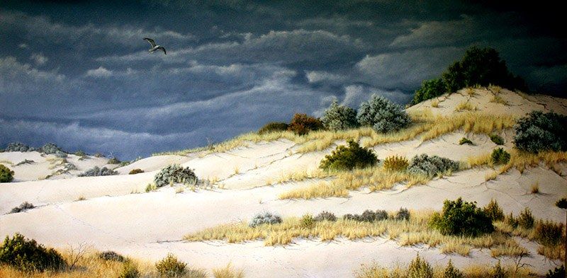 After Storm Light, acrylic on canvas, by James Ainslie