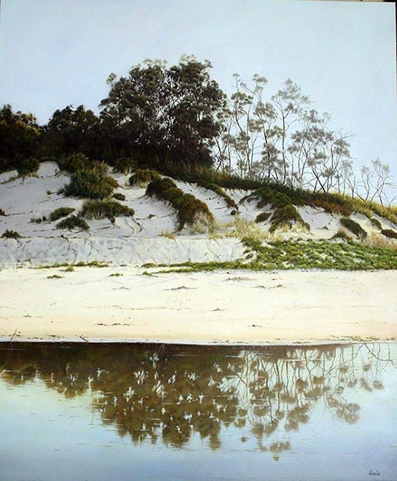 Stumers Morning Light, acrylic on canvas, by James Ainslie