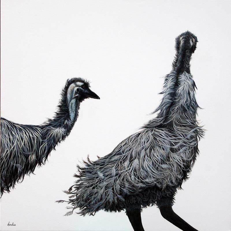 Dance like noone's watching, acrylic on canvas, by James Ainslie