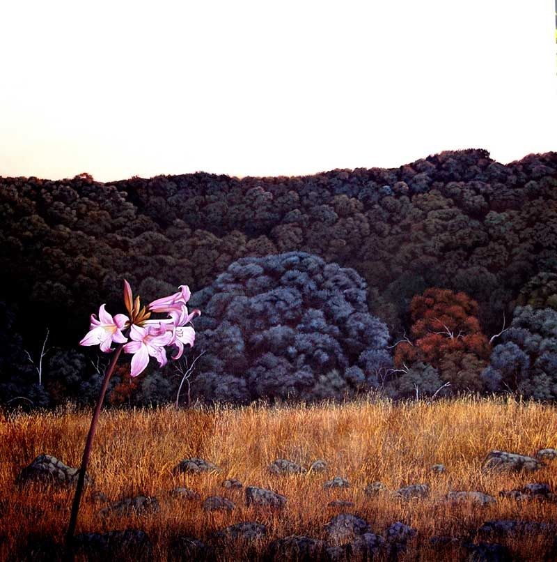 Abandoned, acrylic on linen, by James Ainslie