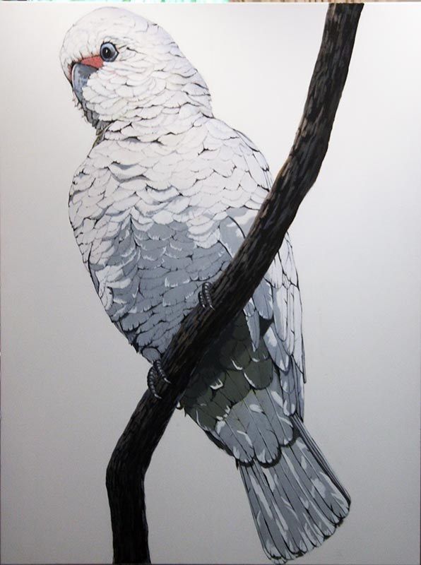 The Watcher 2, acrylic on canvas, by James Ainslie