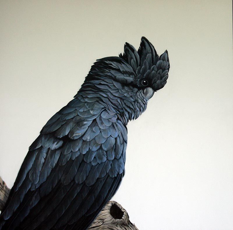 The Screech Of Their Mournful Cry, acrylic on canvas, by James Ainslie